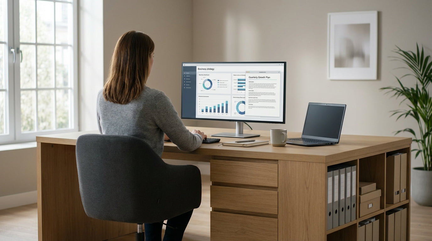 Best Home Office Desks with Storage Solutionsimage