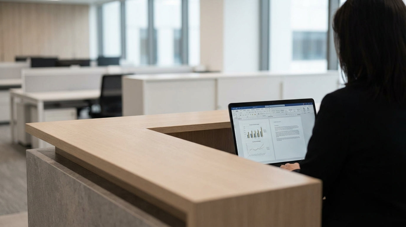 Best Reception Counter Designs for Small Businessesimage