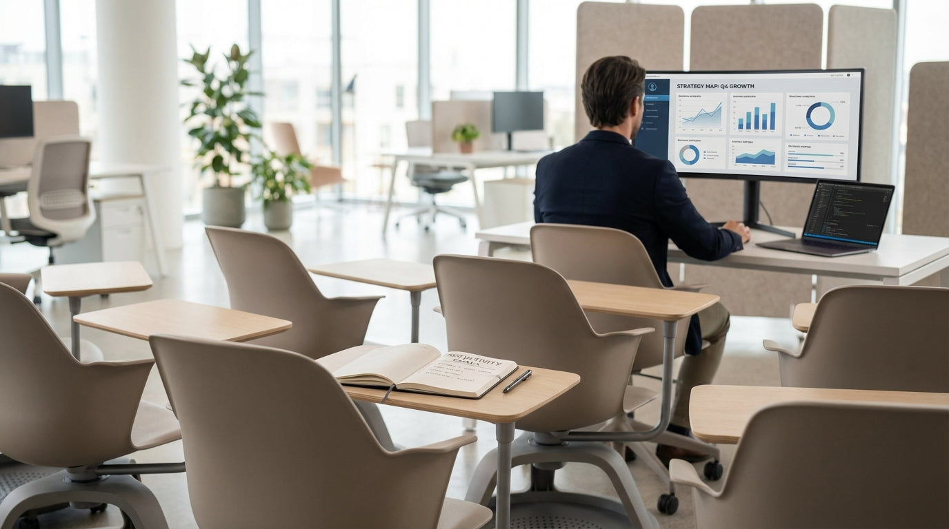 Best Training Chairs with Writing Tabletsimage