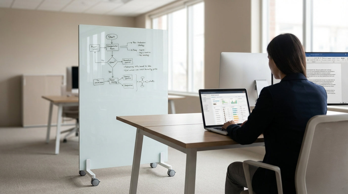 How to Choose Mobile Whiteboards for Agile Workspacesimage