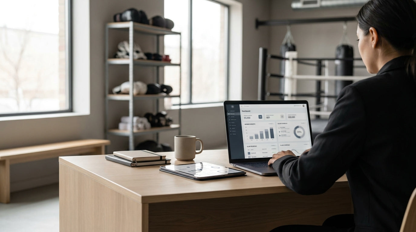 Office Furniture for Boxing Gyms: Front Deskimage
