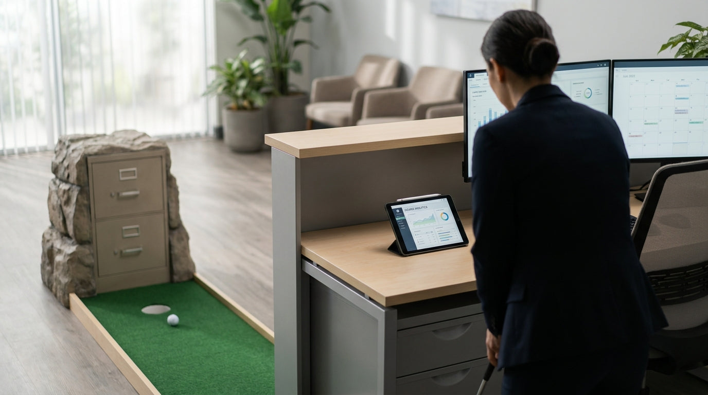 Office Furniture for Mini Golf Courses: Admission Areasimage