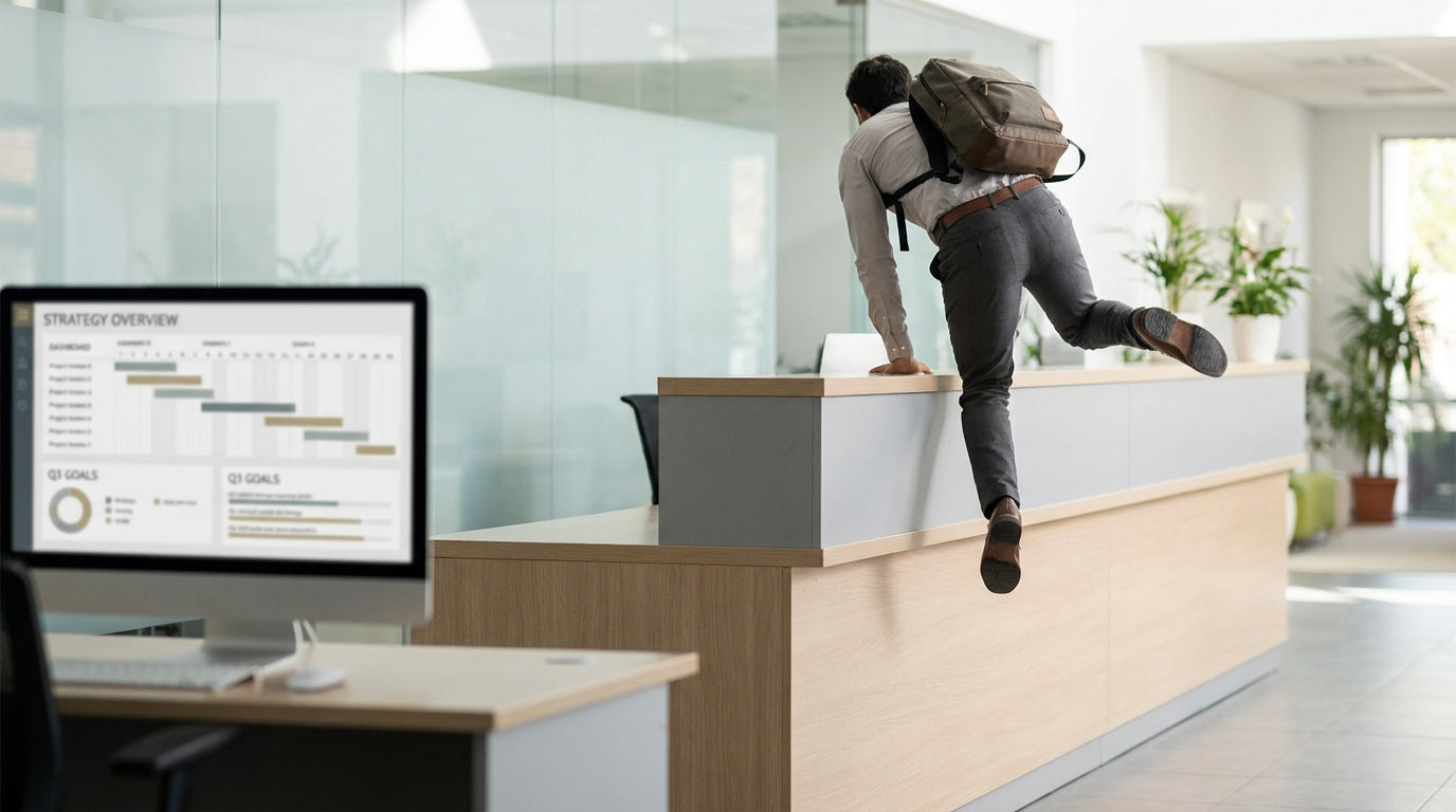 Office Furniture for Parkour Parks: Check-In Counterimage
