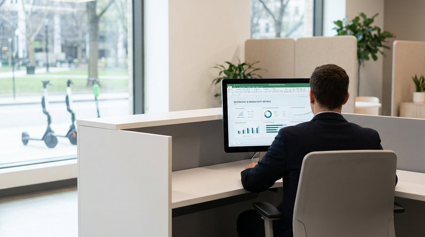 Office Furniture for Scooter Parks: Reception Deskimage