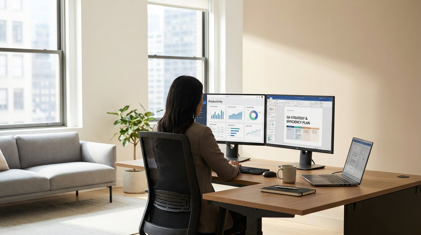 What Size Corner Workstation Maximises Space?image