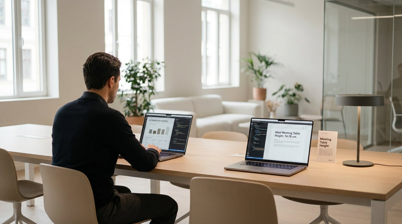 What is the Ideal Meeting Table Height?image