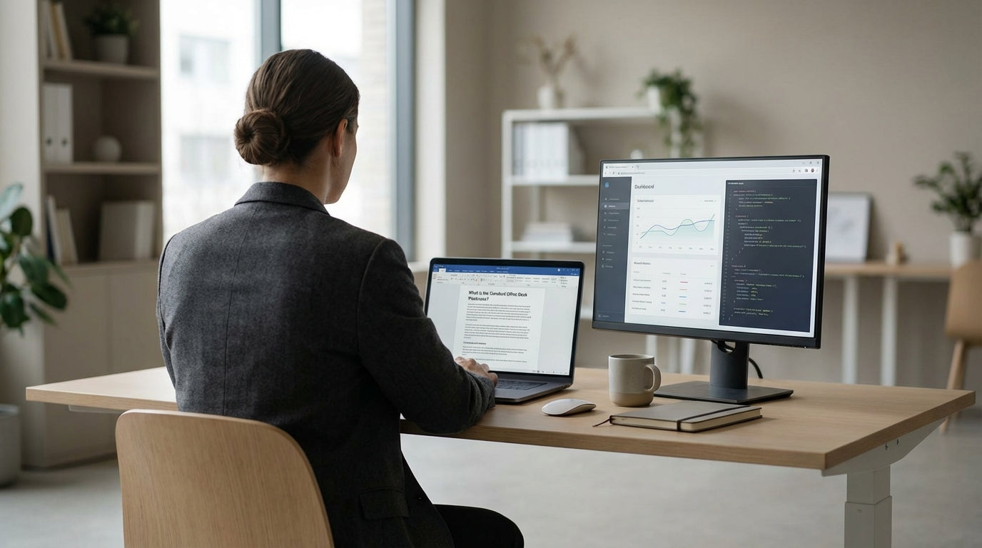 What is the Standard Office Desk Thickness?image