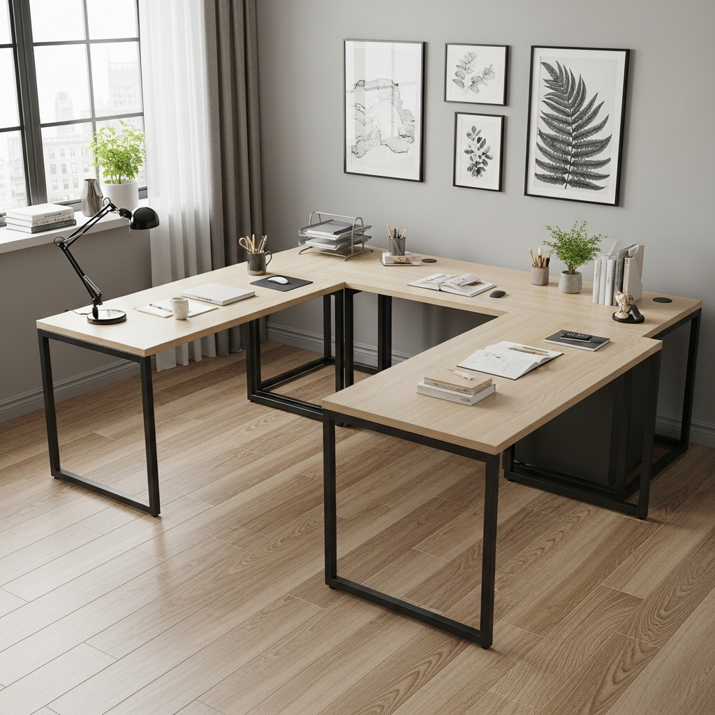 L-Shaped Desk vs Straight Desk: Which is Better for Productivity?image