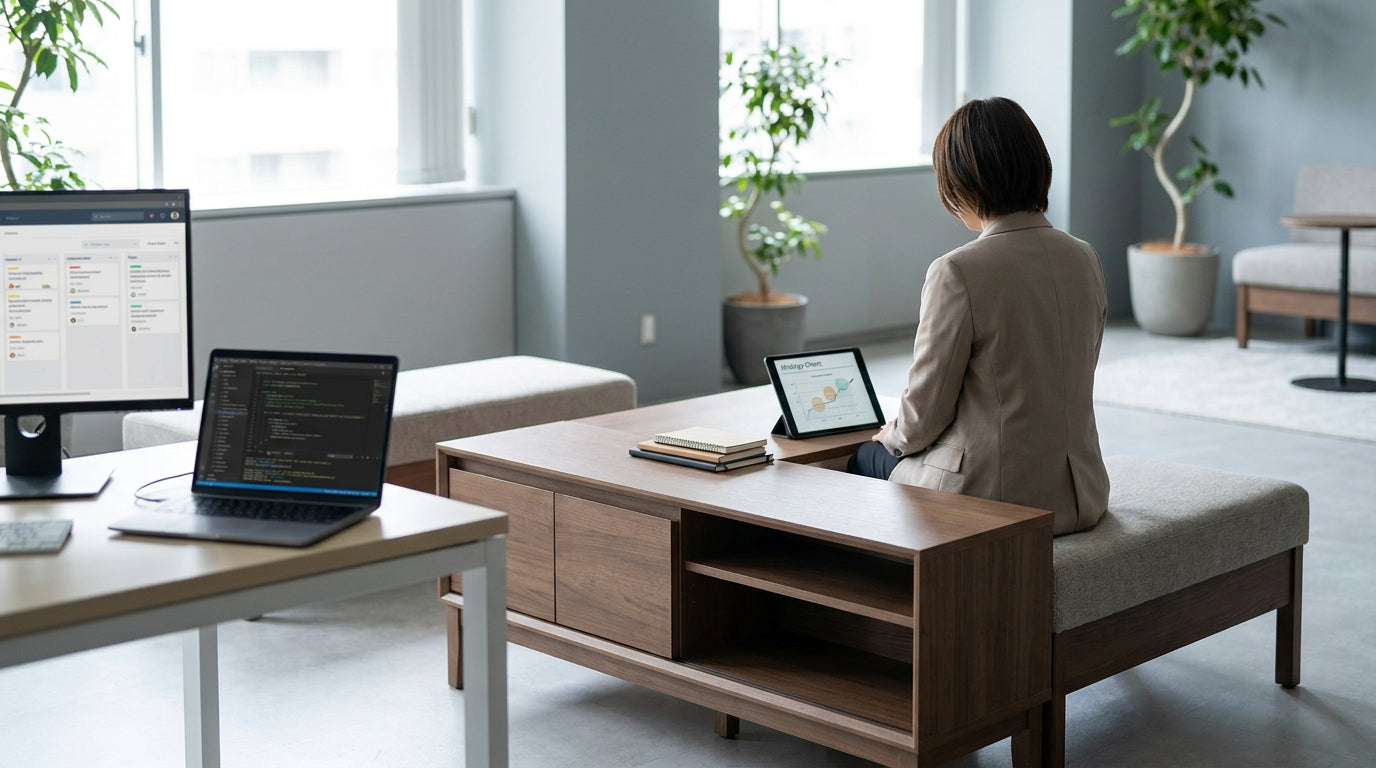 Best Coffee Tables with Storage for Breakout Areasimage