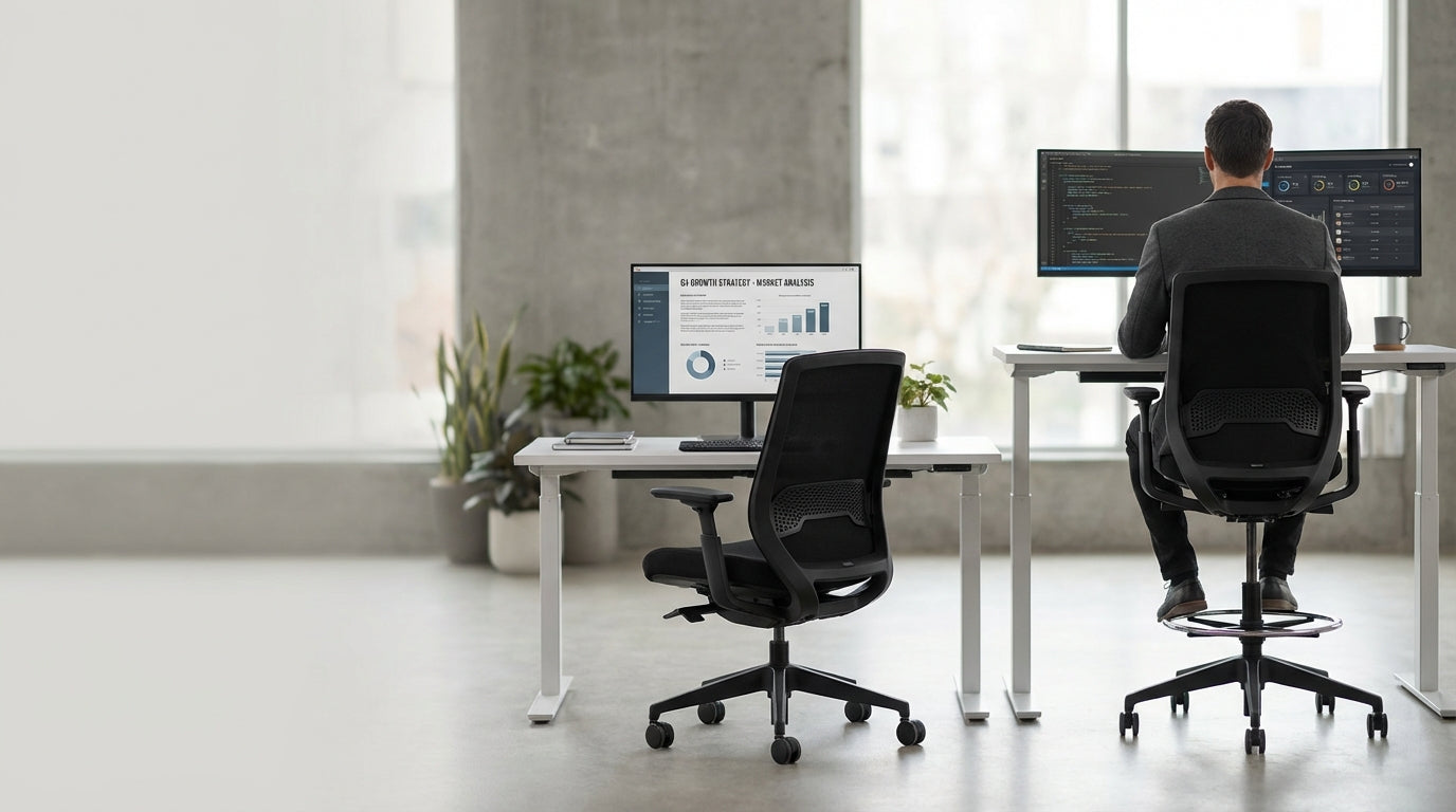 Drafting Chair vs Office Chair: What's the Difference?image