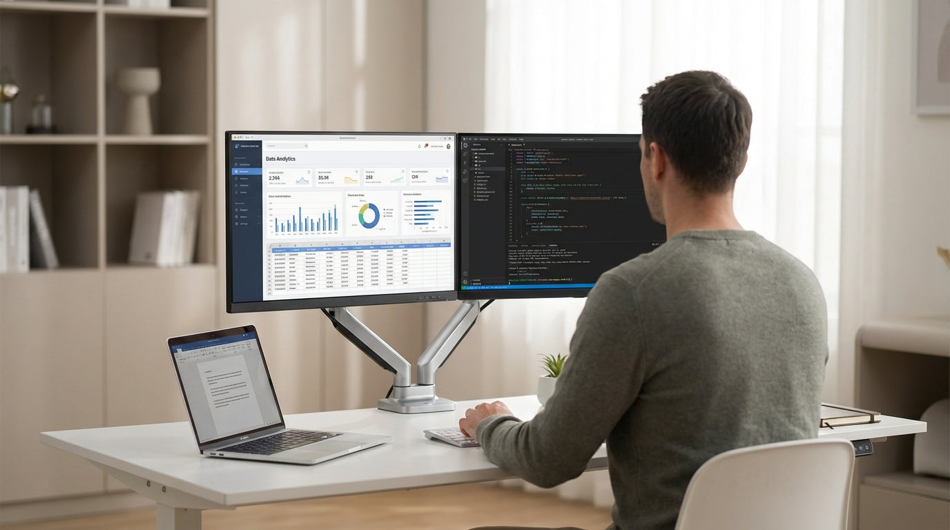 How to Choose Monitor Arms for Your Desk Setupimage
