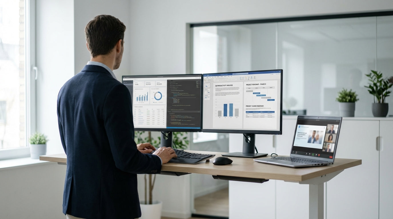 How to Set Up a Height Adjustable Workstation Systemimage