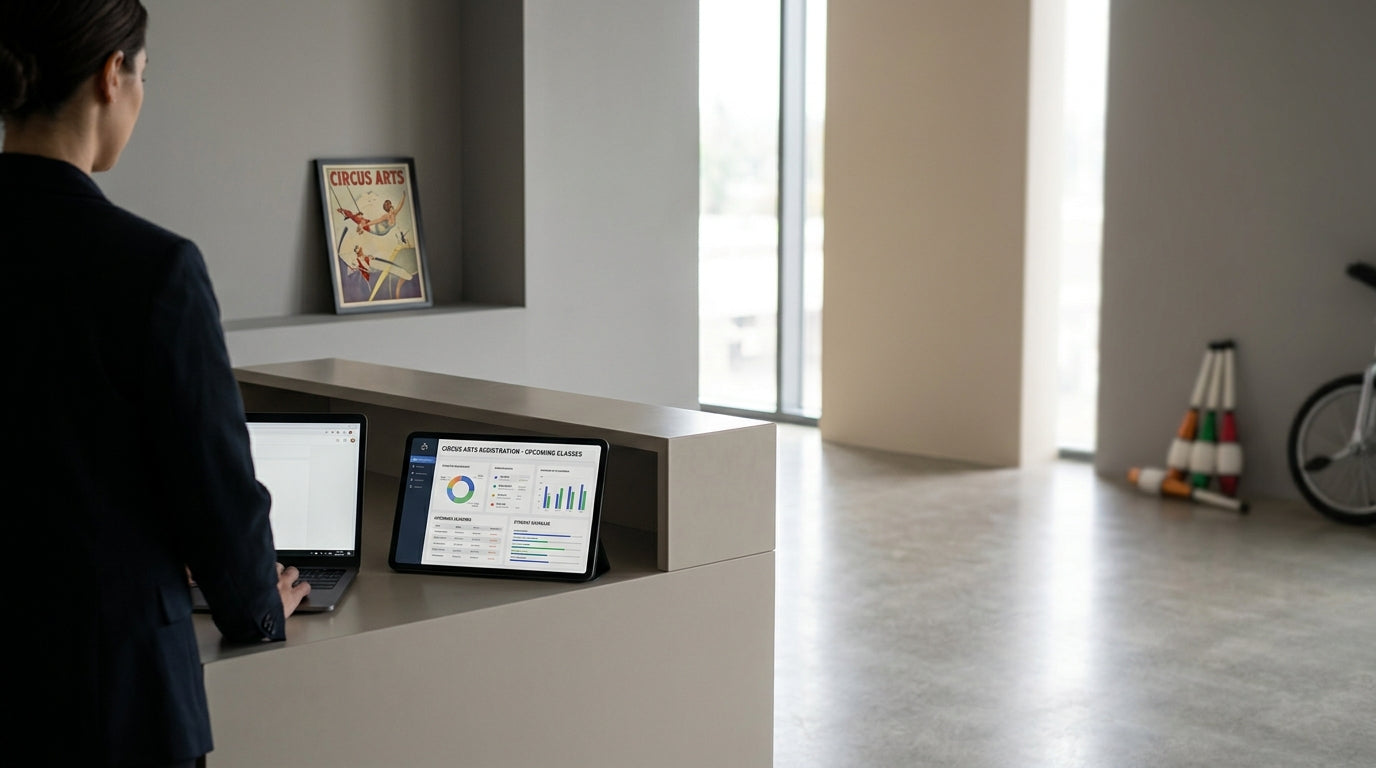 Office Furniture for Circus Schools: Registration Counterimage
