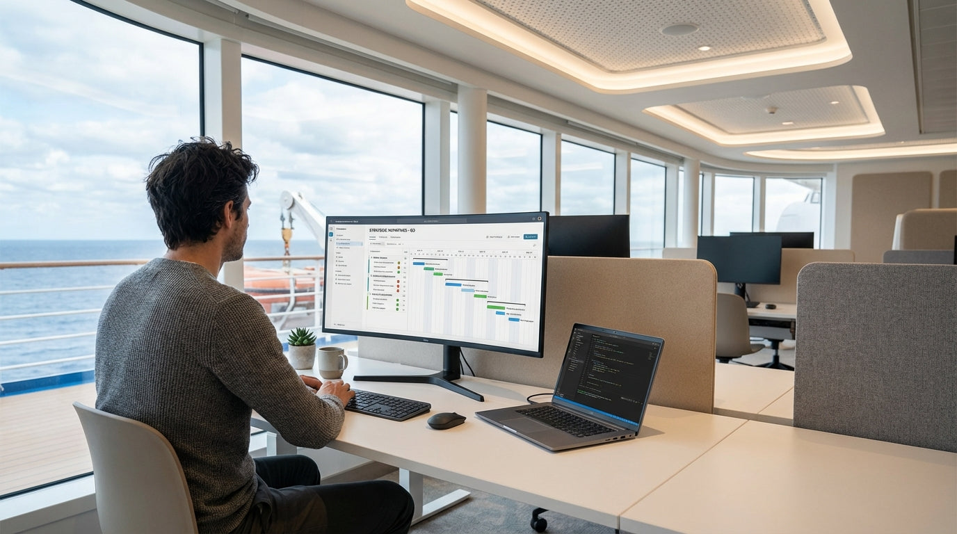 Office Furniture for Cruise Ships: Onboard Officesimage