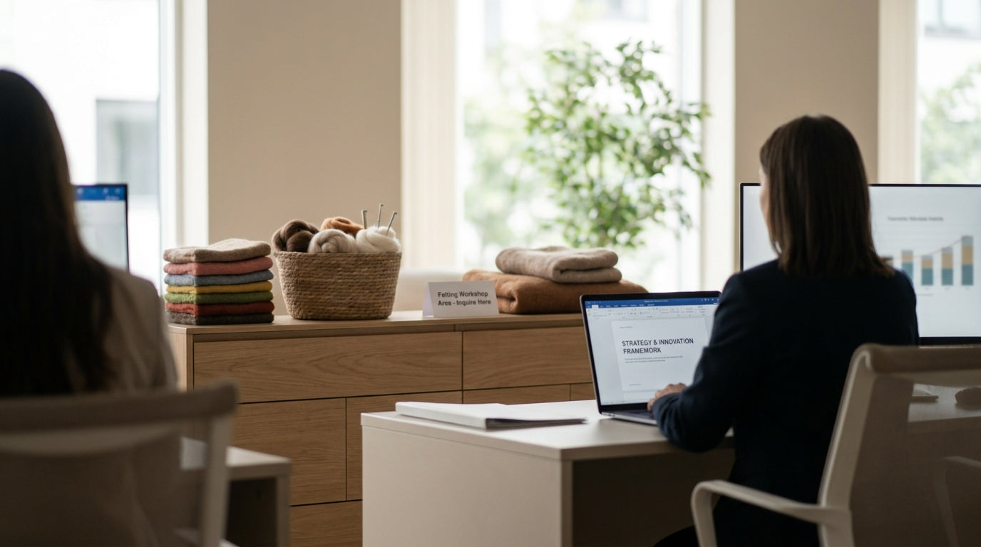Office Furniture for Felting Workshops: Reception Areaimage