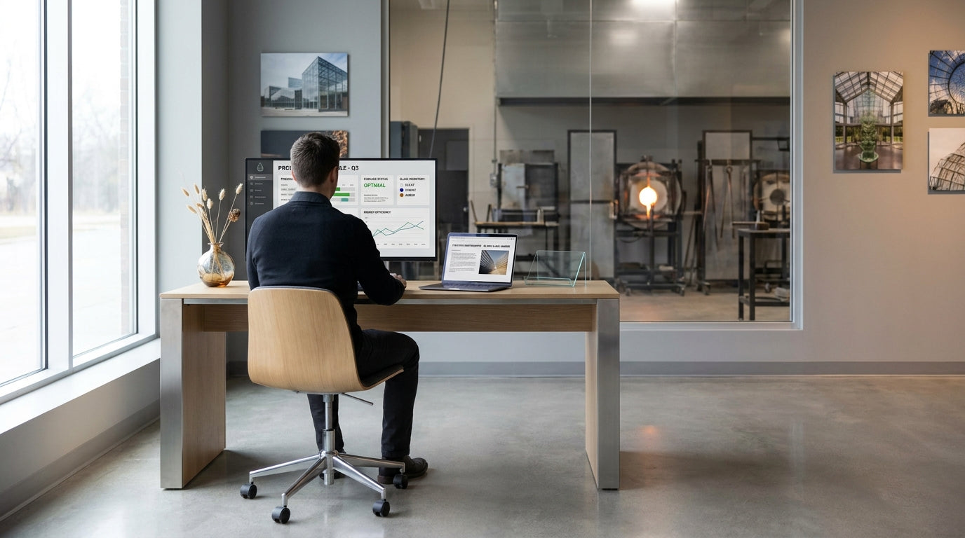 Office Furniture for Glass Blowing Studios: Receptionimage