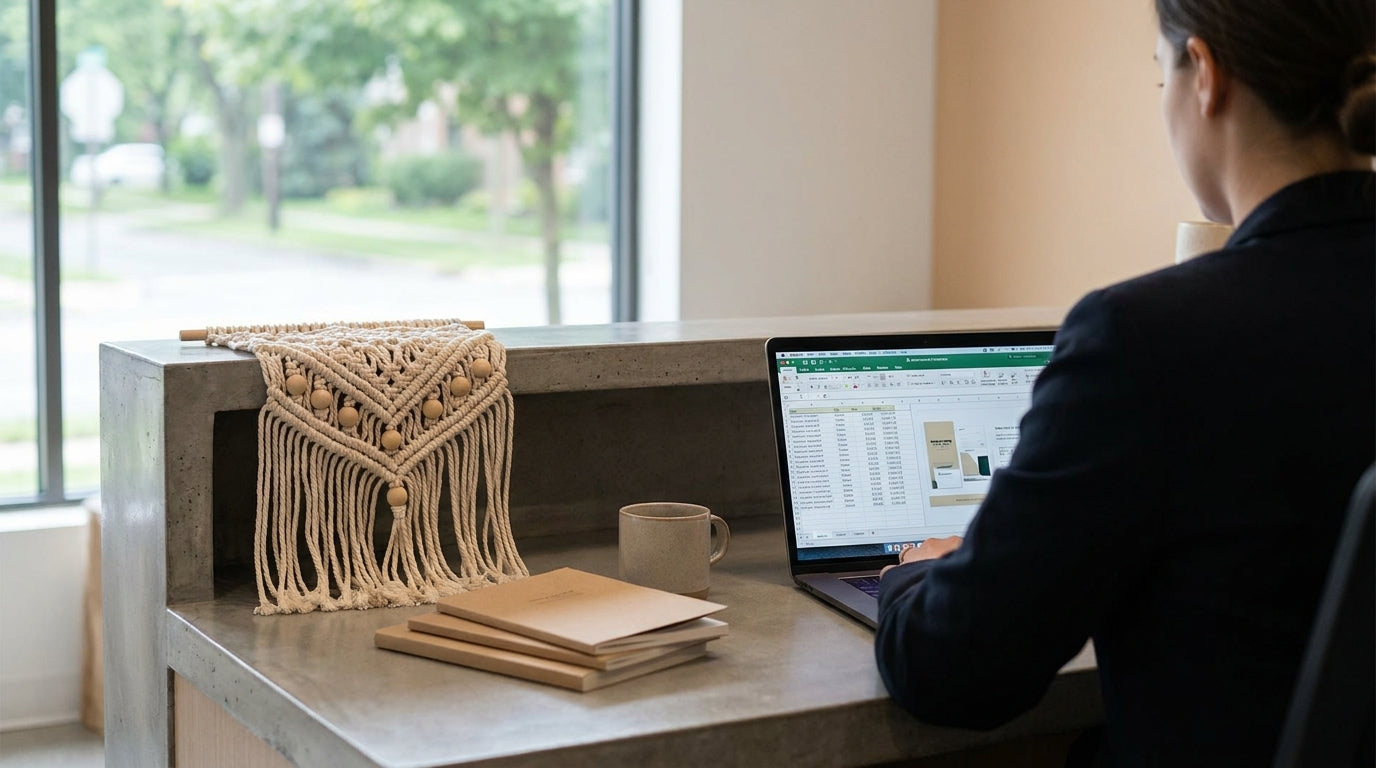 Office Furniture for Macrame Workshops: Receptionimage
