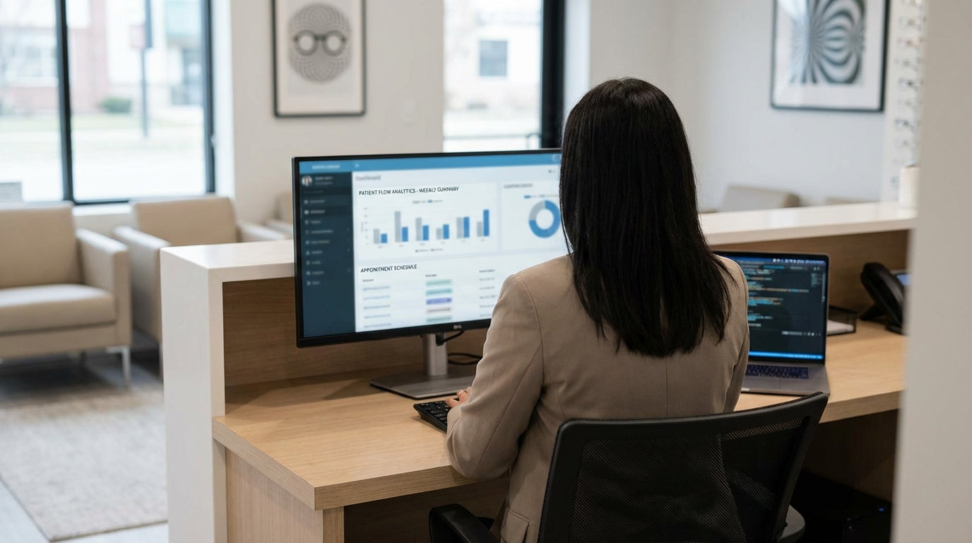 Office Furniture for Optometry Practices: Reception Designimage