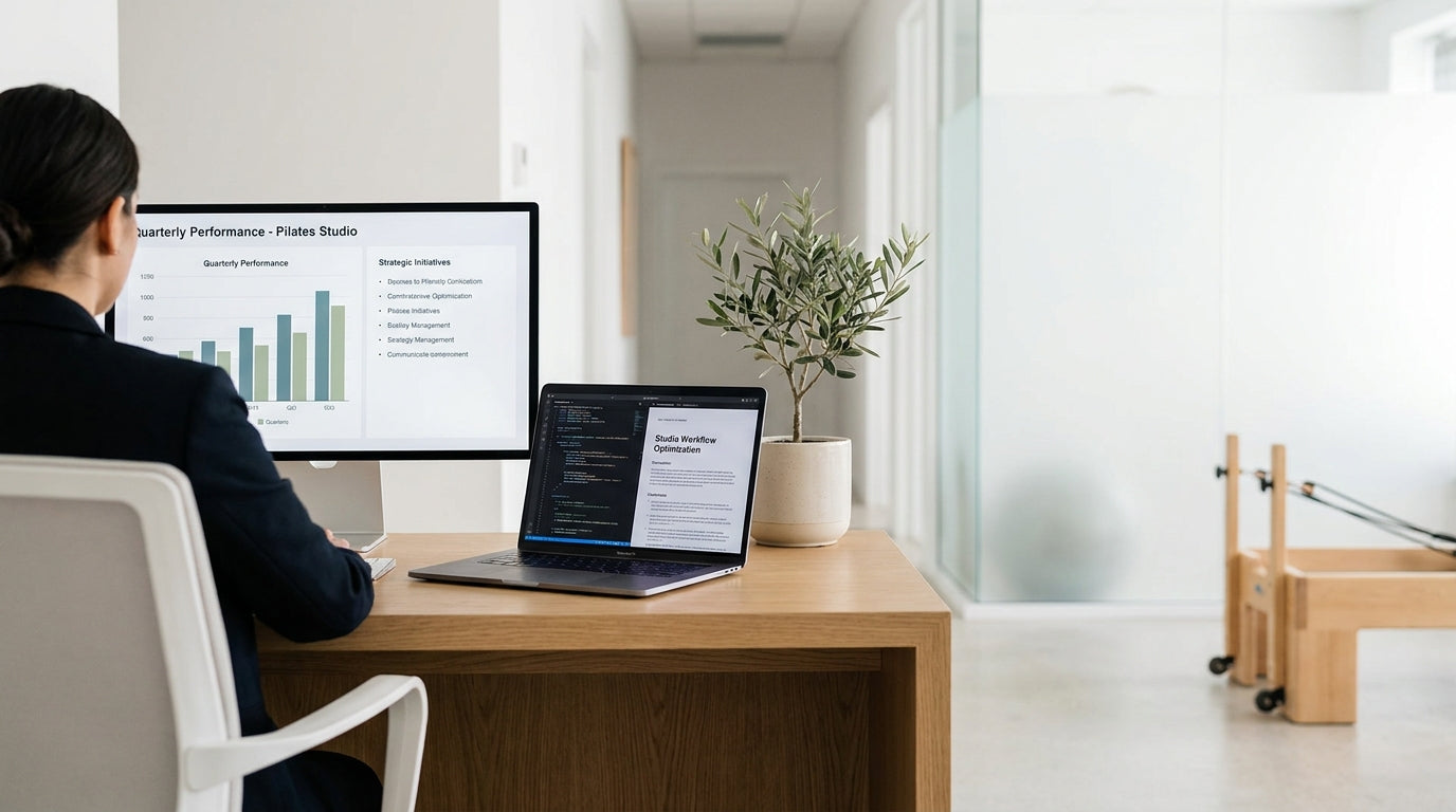 Office Furniture for Pilates Studios: Front Areasimage