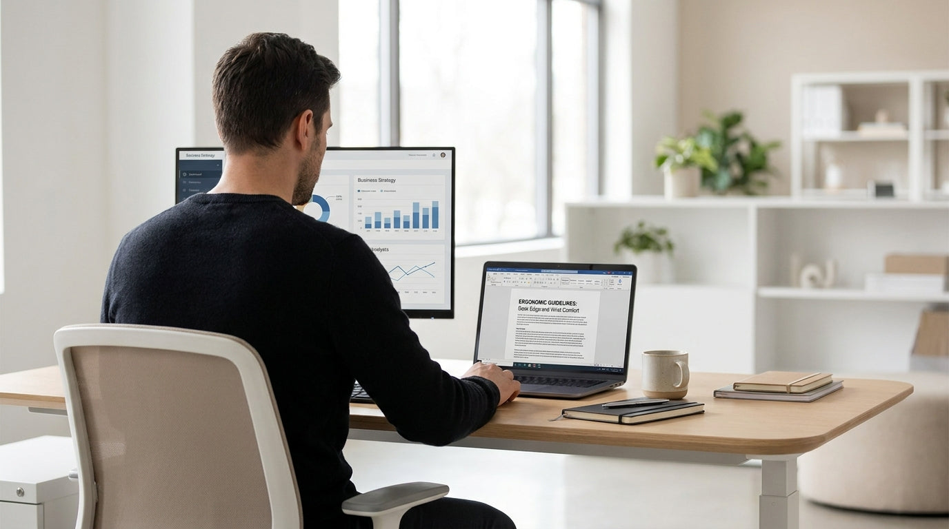 What Type of Desk Edge Beveling is Most Comfortable?image