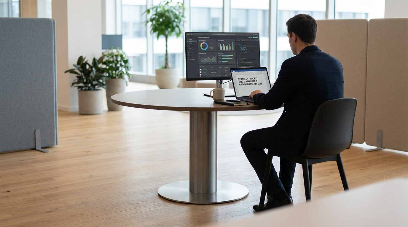 What Type of Meeting Table Base is Most Stable?image