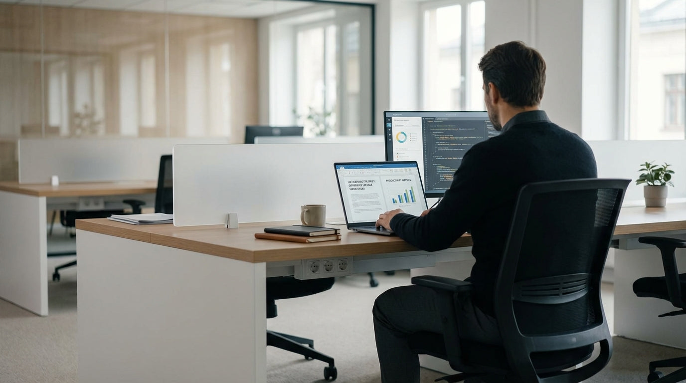 What Type of Office Table is Best for Hot Desking?image