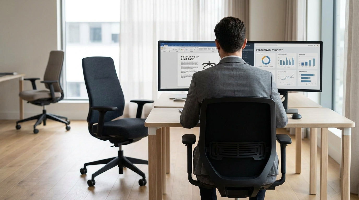 What is the Best Office Chair Base: 5-Star vs 4-Star?image