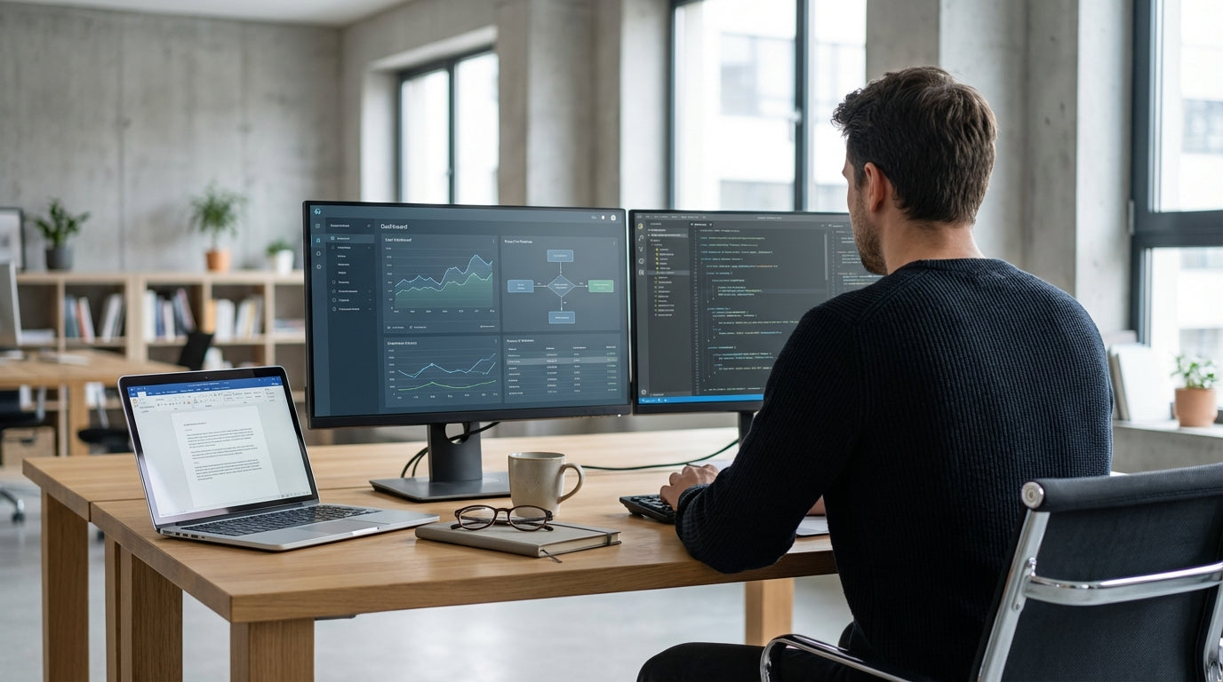 What is the Ideal Desk Width for Computer Work?image