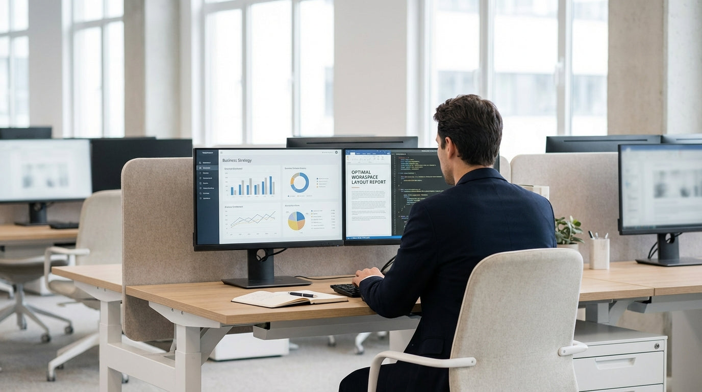 What is the Ideal Distance Between Desks in an Office?image