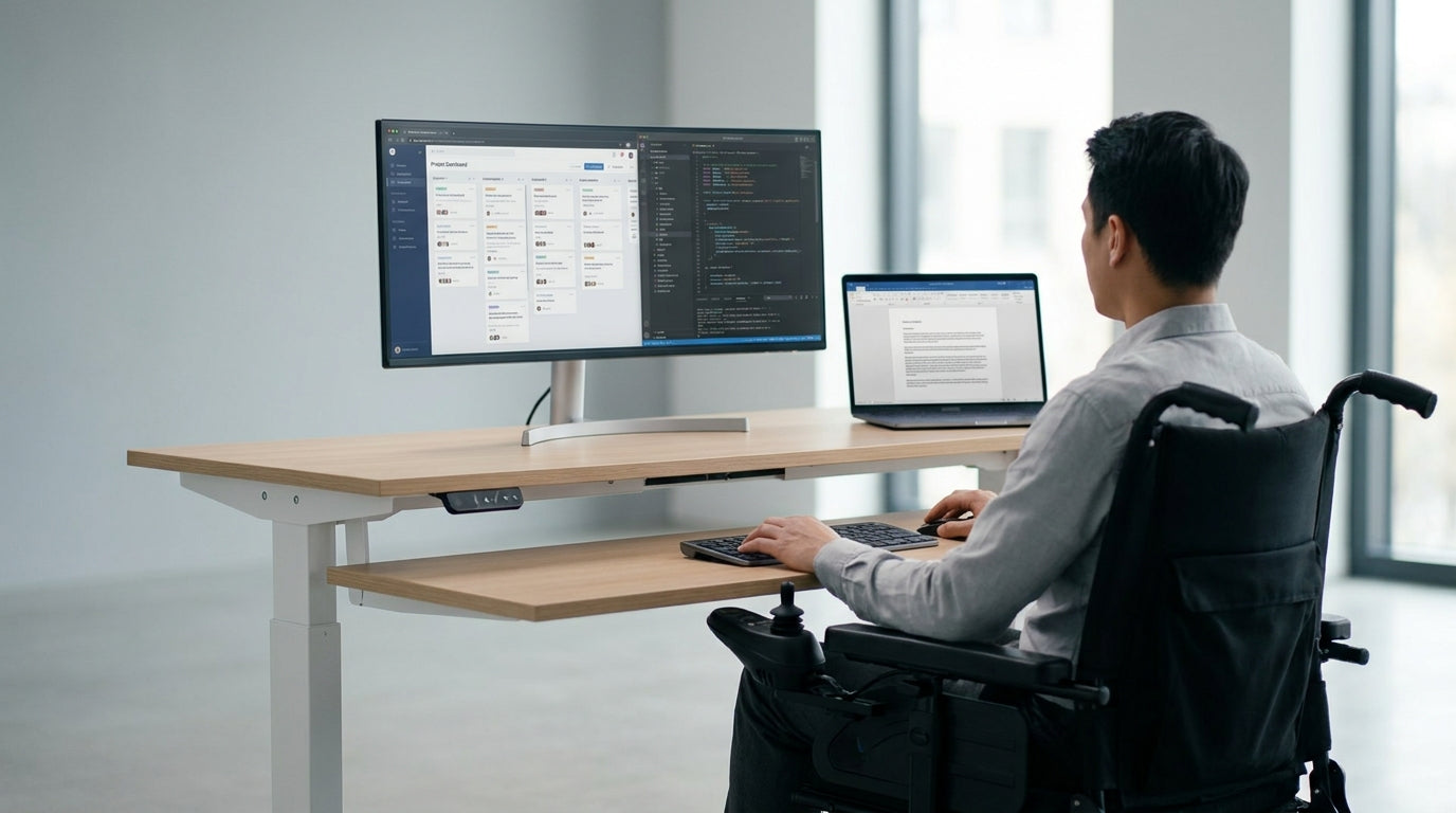 What is the Standard Desk Height for Wheelchair Users?image