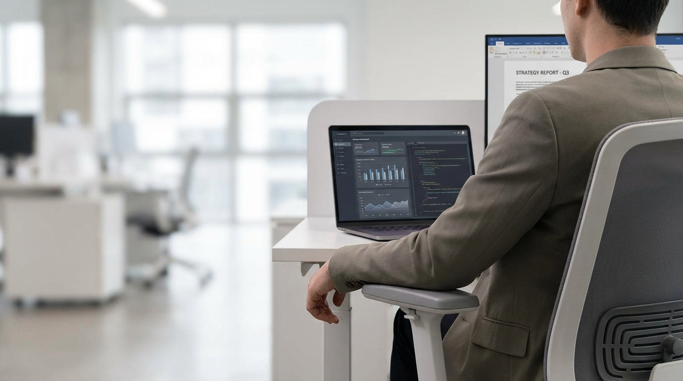 What is the Standard Office Chair Armrest Height?image