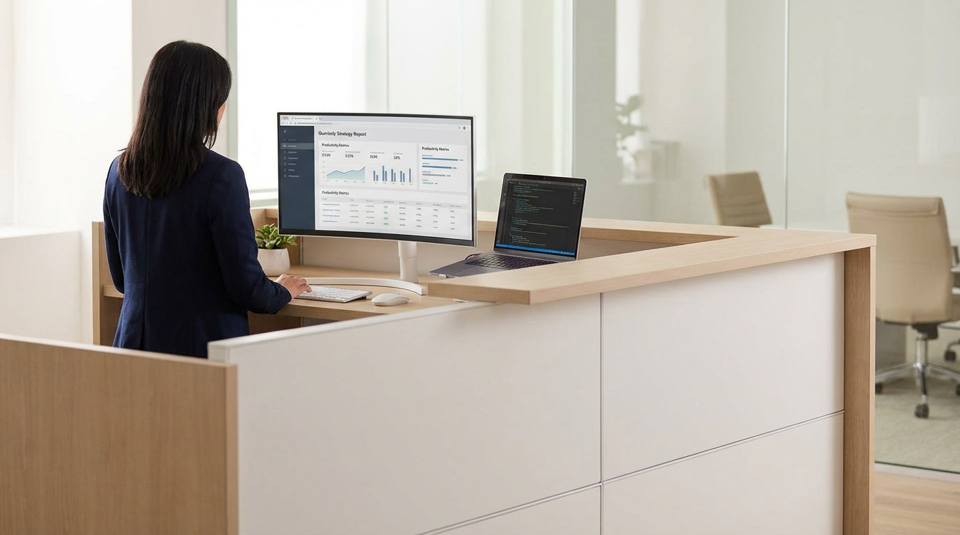 What is the Standard Reception Counter Height?image