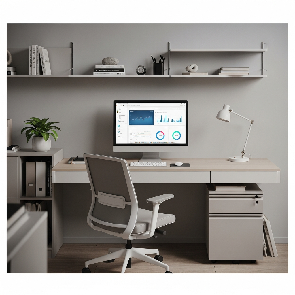 How to Arrange a Small Home Office: Space-Saving Furniture Ideasimage