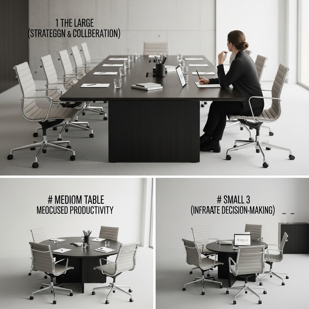 What Size Boardroom Table Do I Need? Seating Capacity Guideimage