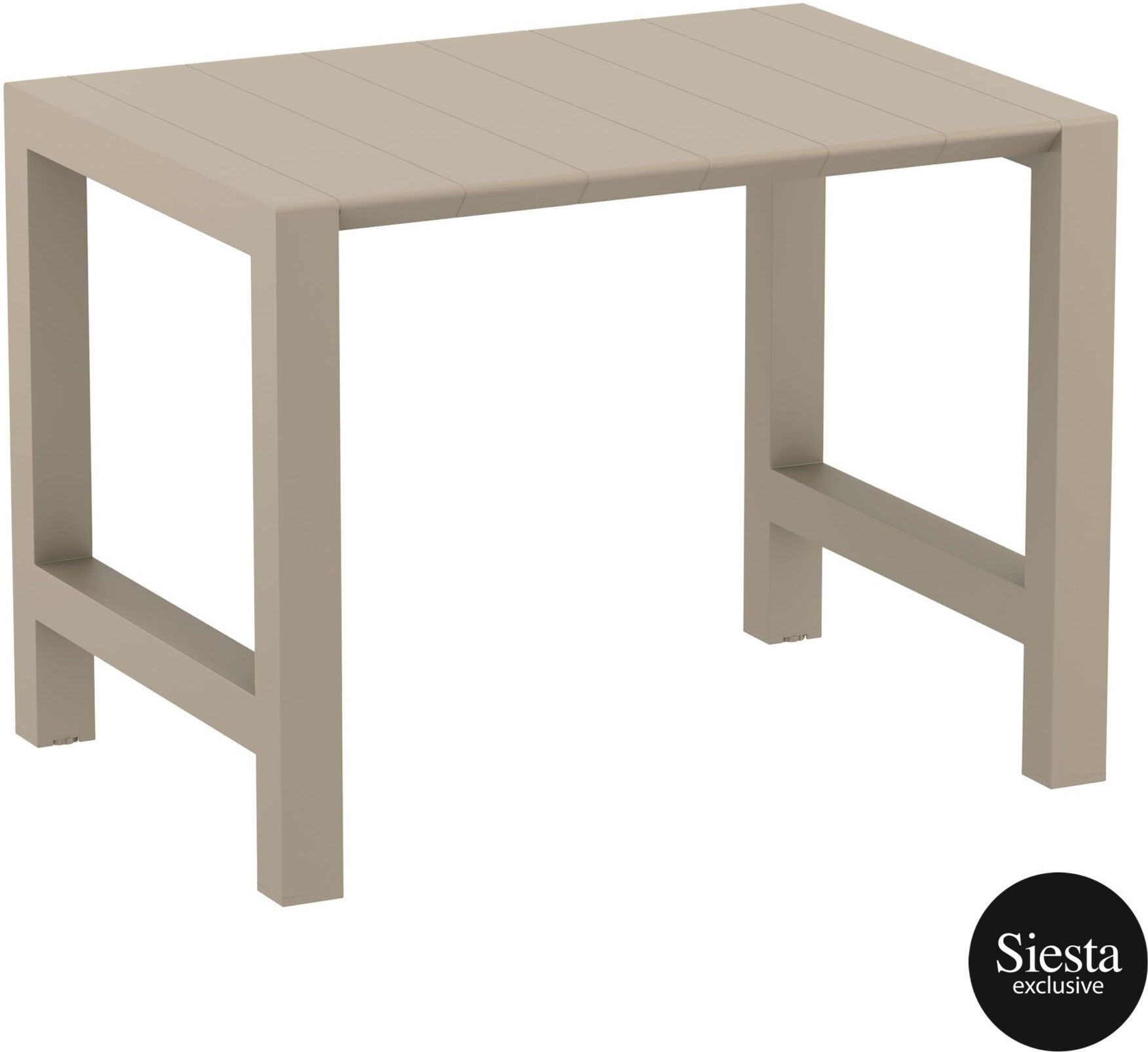 5 Piece Outdoor Bar Table Setting with Ares Barstools