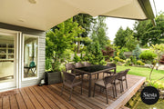 Tahiti 6 Seater Resin Rattan Dining Setting with Daytona Chair