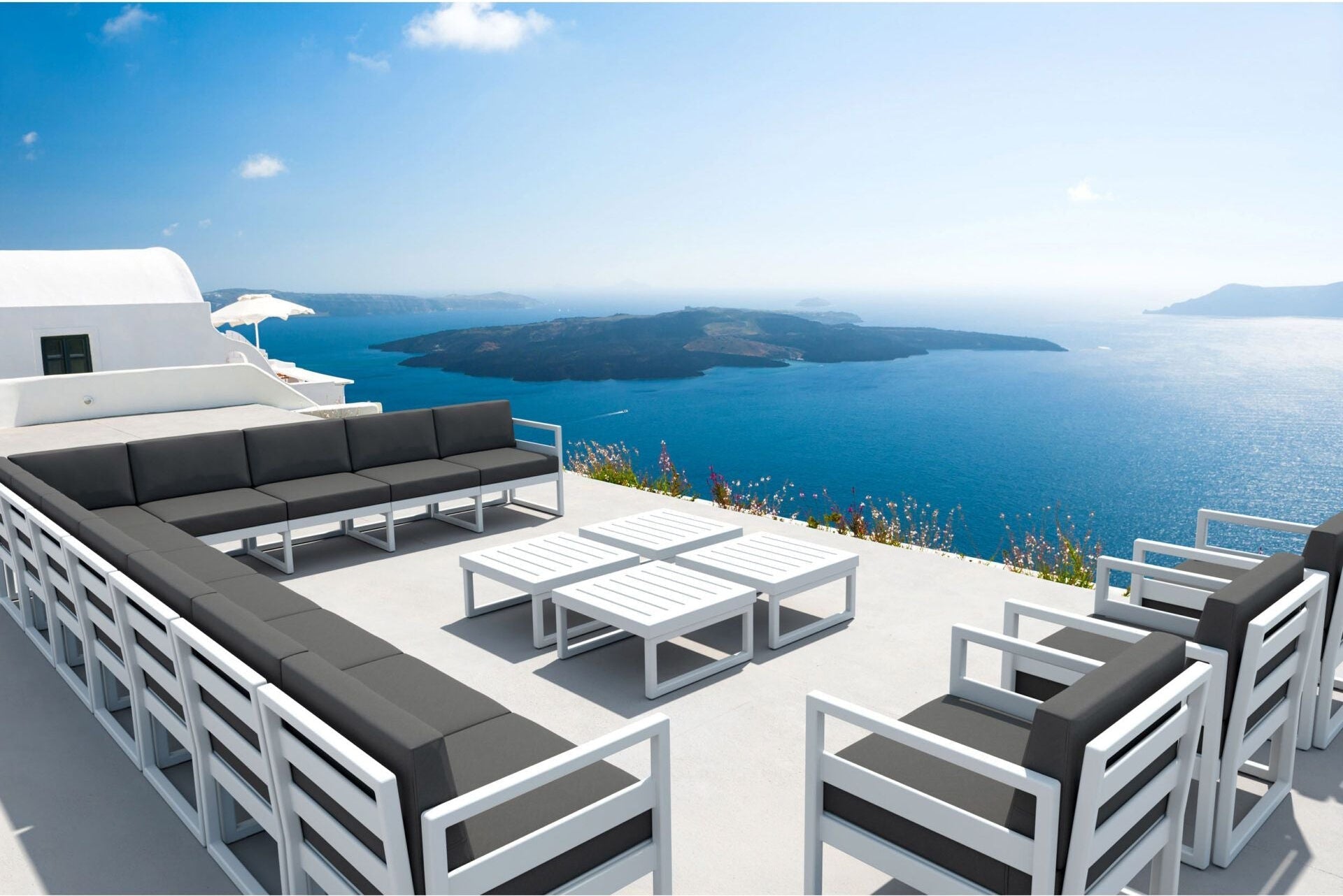 Mykonos Lounge Set XL - With Cushions