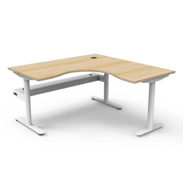 Halo Static Corner Workstation (Non Electric)