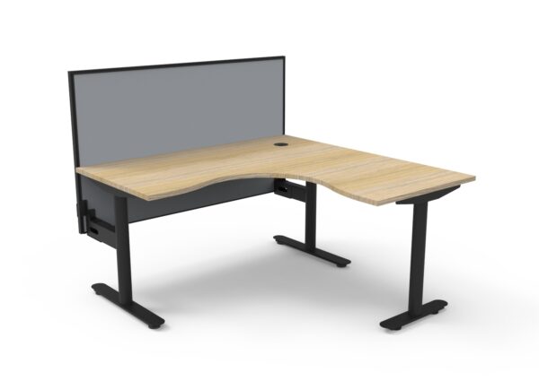 Halo Static Corner Workstation (Non Electric)