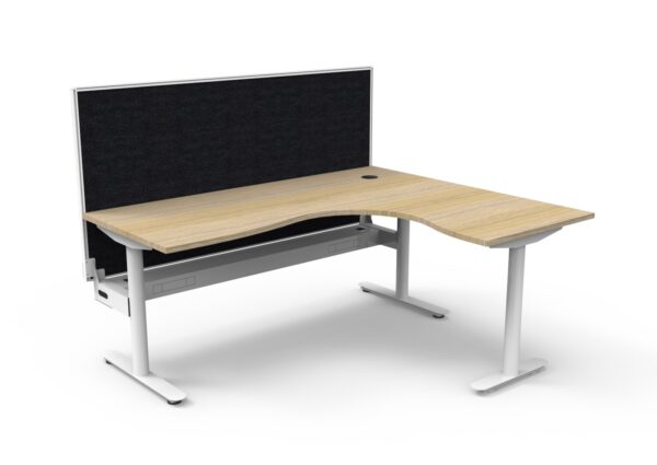 Halo Static Corner Workstation (Non Electric)