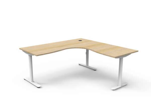 Halo Static Corner Workstation (Non Electric)