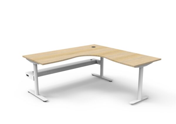 Halo Static Corner Workstation (Non Electric)