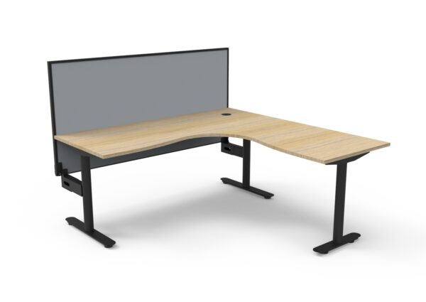 Halo Static Corner Workstation (Non Electric)