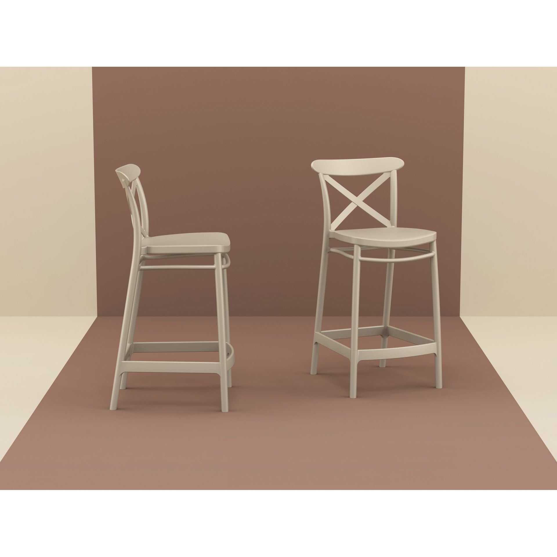 Cross Bar Stool 65