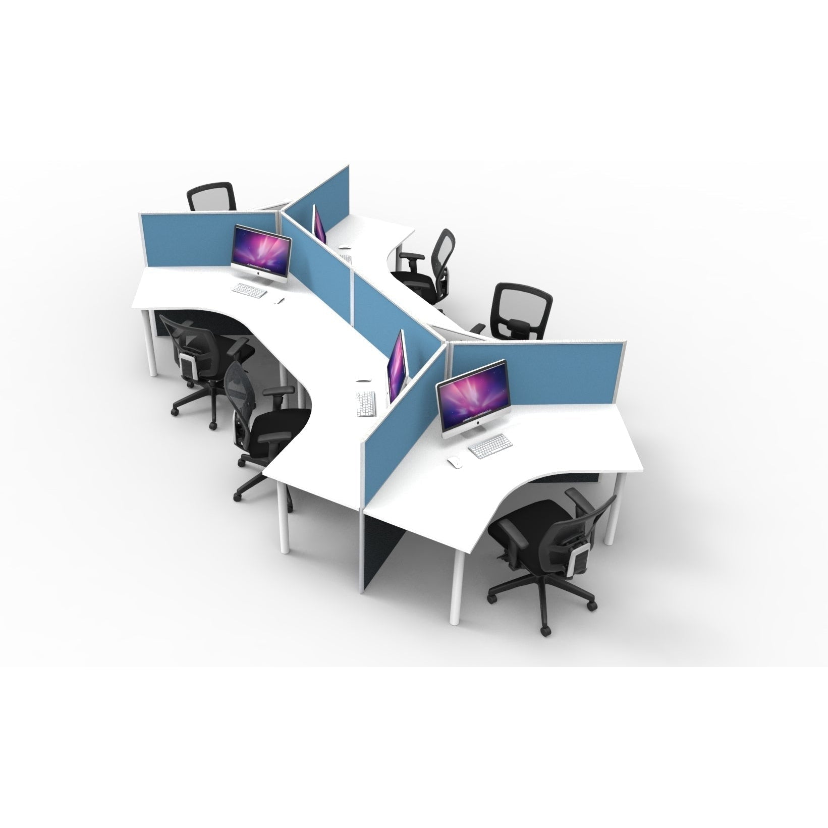 Rapid Screen 120° Degree 6 Person Pod