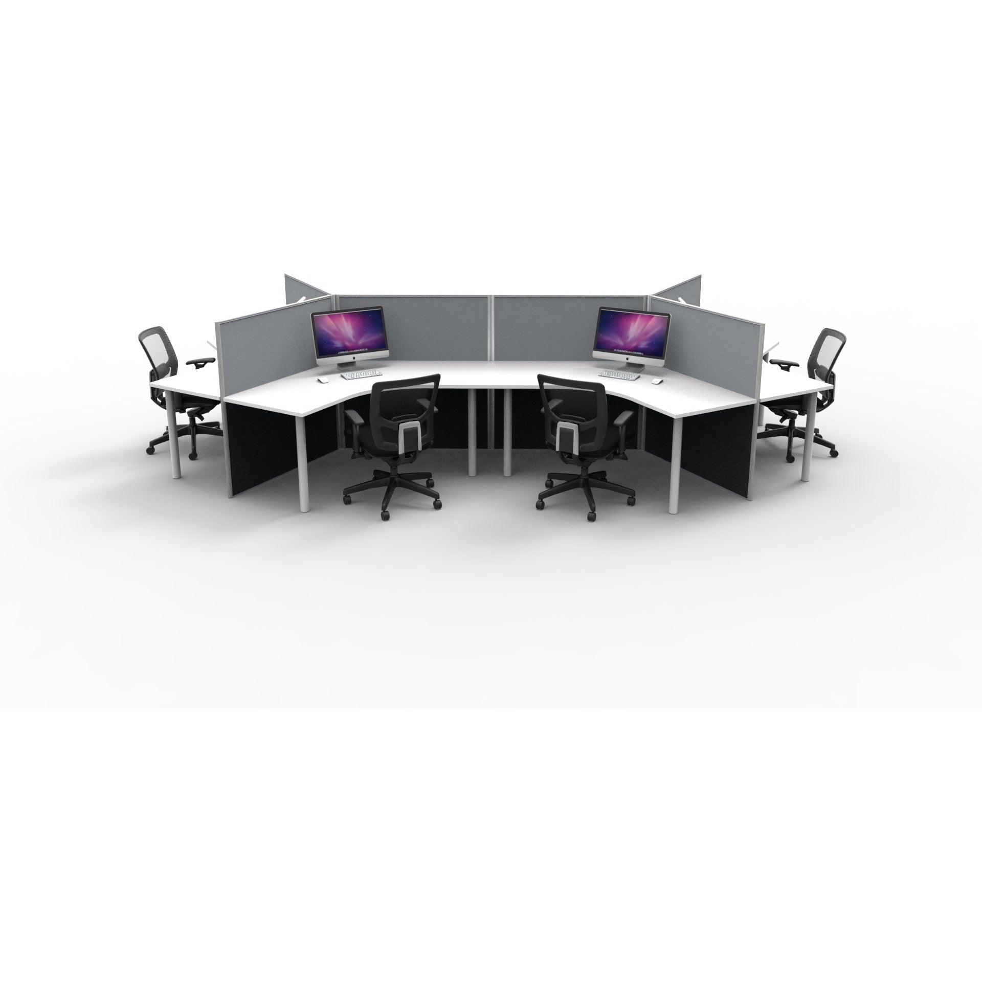 Rapid Screen 120° Degree 6 Person Pod