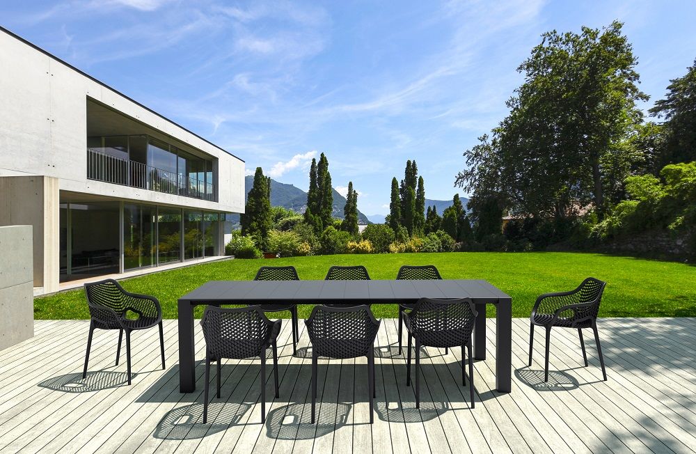 Vegas 8 Seater Dining Set with Air XL Armchair