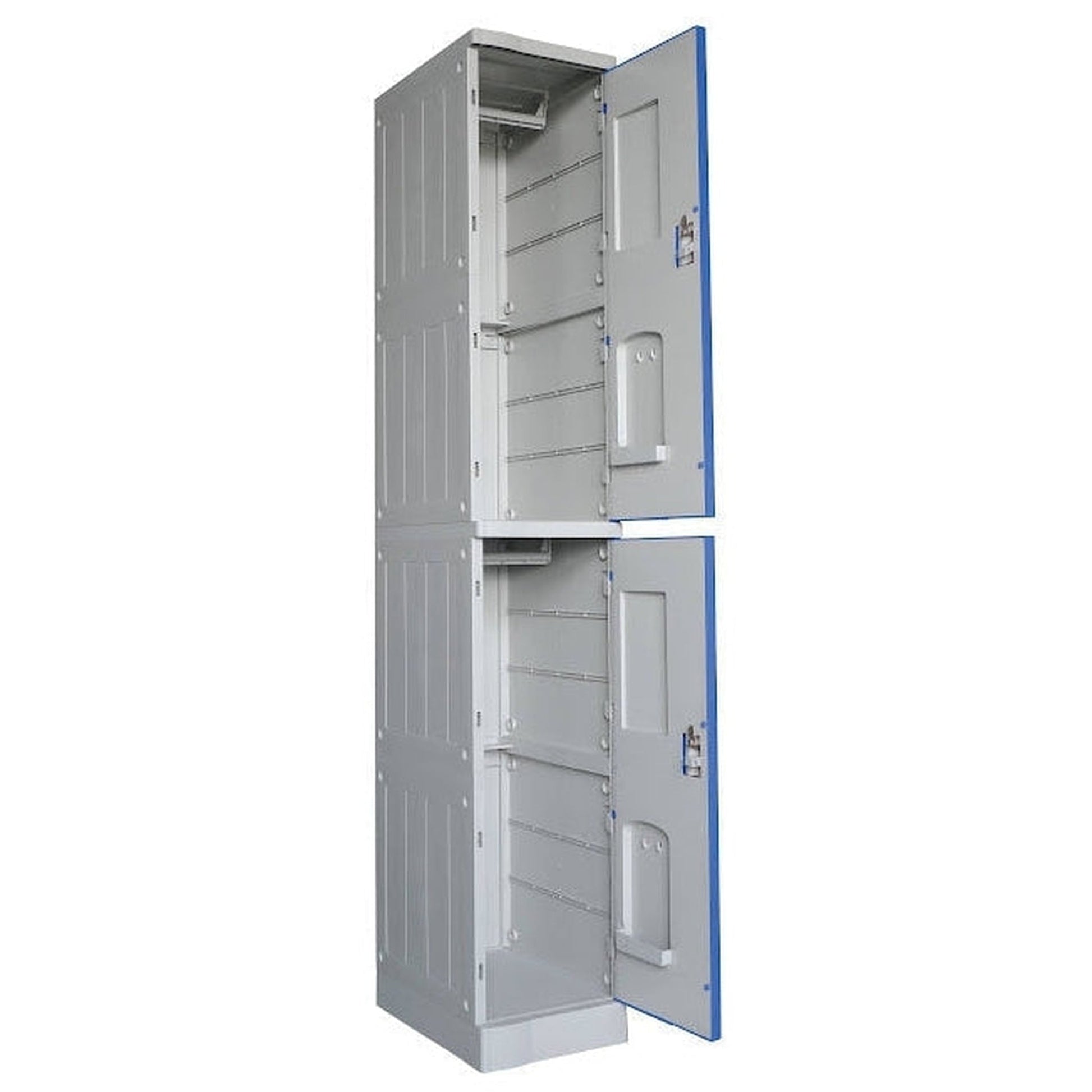 Steelco ABS Plastic Lockers 2 Door Single Bank