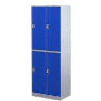 Steelco ABS Plastic Lockers 2 Door Double Bank