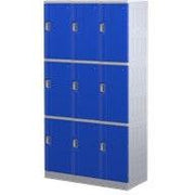 Steelco ABS Plastic Lockers 3 Door Triple Bank